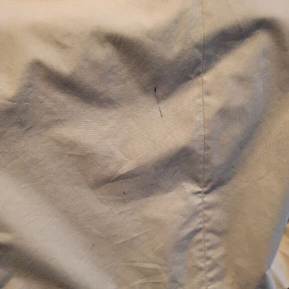 VTG Carol Cohen Trench Coat Women's Longline Drizzle Small Khaki Tan Union Made - Picture 12 of 12